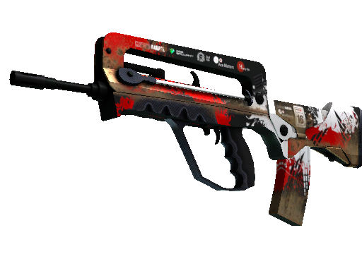 StatTrak™ FAMAS | Roll Cage (Well-Worn)