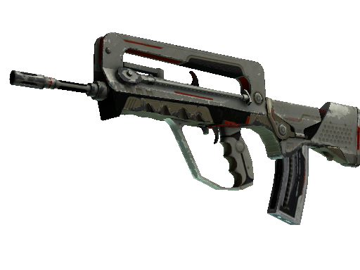 StatTrak™ FAMAS | Mecha Industries (Battle-Scarred)