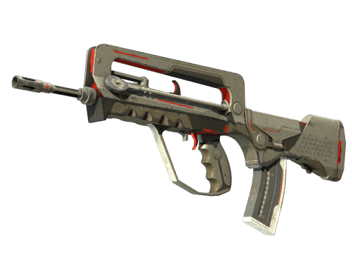 StatTrak™ FAMAS | Mecha Industries (Battle-Scarred)