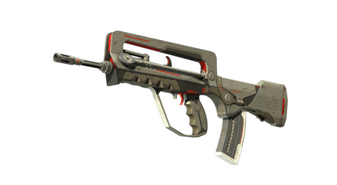FAMAS | Mecha Industries (Battle-Scarred)