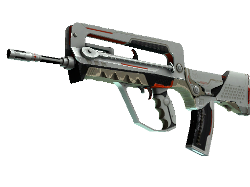 StatTrak™ FAMAS | Mecha Industries (Well-Worn)