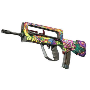 StatTrak™ FAMAS | Bad Trip (Battle-Scarred)