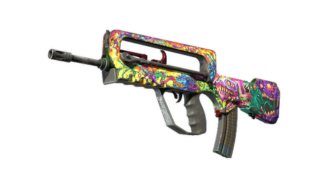 FAMAS | Bad Trip (Battle-Scarred)