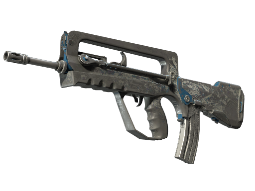 FAMAS | Halftone Wash (Battle-Scarred)