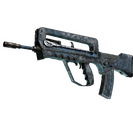 FAMAS | Cyanospatter (Battle-Scarred)
