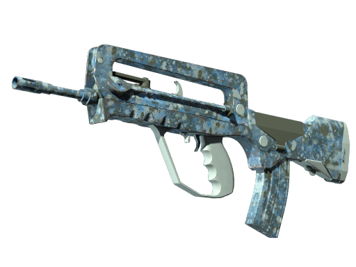 FAMAS | Azul cerúleo (Bastante desgastado)