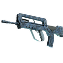 Souvenir FAMAS | Cyanospatter (Minimal Wear)