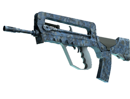 FAMAS | Cyanospatter (Factory new) CS:GO: Buy, Sell and Trade | white ...