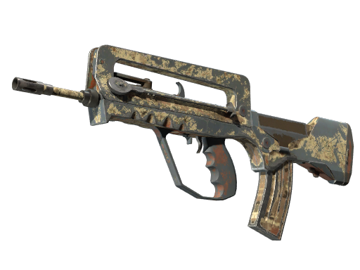 FAMAS | CaliCamo (Battle-Scarred)