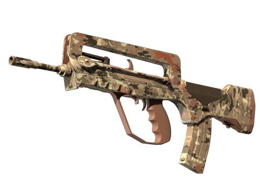 FAMAS | CaliCamo (Battle-Scarred)