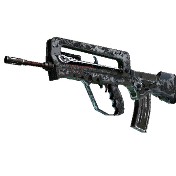 FAMAS | Spitfire (Battle-Scarred)