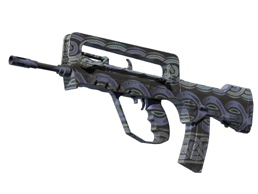 FAMAS | Night Borre (Battle-Scarred)