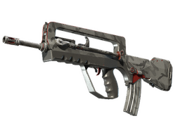FAMAS | Grey Ghost (Battle-Scarred)