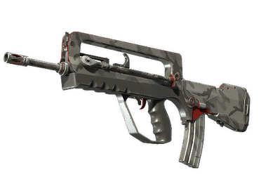 FAMAS | Grey Ghost (Battle-Scarred)