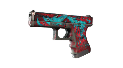 Glock-18 | Water Elemental (Battle-Scarred)