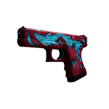 StatTrak™ Glock-18 | Water Elemental (Minimal Wear)