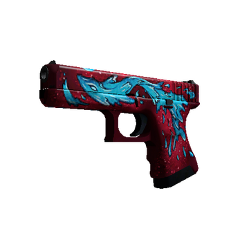 StatTrak™ Glock-18 | Water Elemental (Minimal Wear)