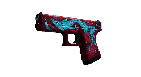 Glock-18 | Water Elemental (Minimal Wear)