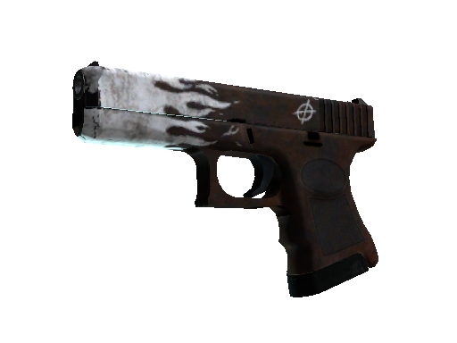 StatTrak™ Glock-18 | Oxide Blaze (Well-Worn)