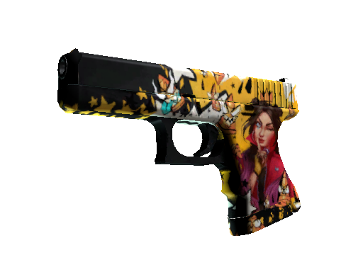 Glock-18 | Bullet Queen (Well-Worn)