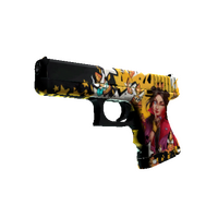 StatTrak™ Glock-18 | Bullet Queen (Well-Worn)