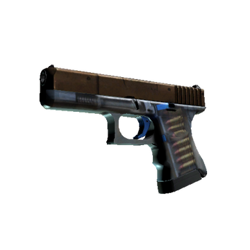 Glock-18 | Clear Polymer (Battle-Scarred)