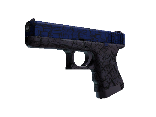 StatTrak™ Glock-18 | Blue Fissure (Minimal Wear)