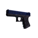 StatTrak™ Glock-18 | Blue Fissure (Minimal Wear)