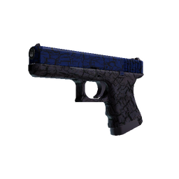 Glock-18 | Blue Fissure (Minimal Wear)