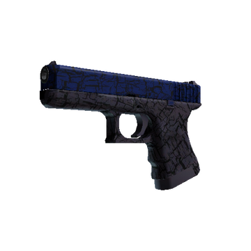 StatTrak™ Glock-18 | Blue Fissure (Minimal Wear)
