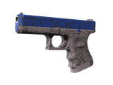 StatTrak™ Glock-18 | Blue Fissure (Minimal Wear)image