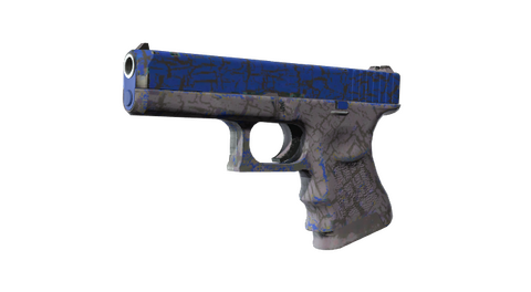StatTrak™ Glock-18 | Blue Fissure (Field-Tested)