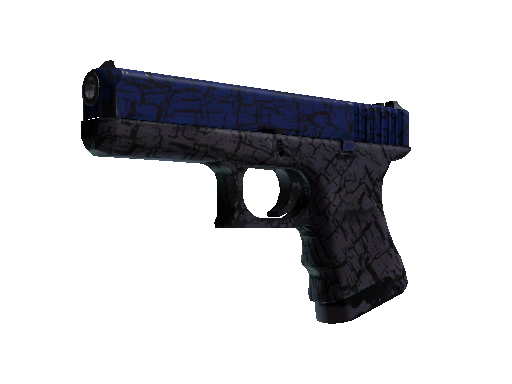 Glock-18 | Синяя трещина (После полевых испытаний)