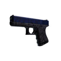 StatTrak™ Glock-18 | Blue Fissure (Field-Tested)