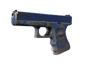 StatTrak™ Glock-18 | Blue Fissure (Battle-Scarred)