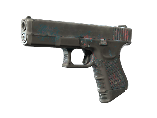 Glock-18 | Teal Graf (Battle-Scarred)