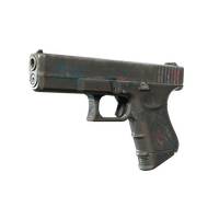 Glock-18 | Teal Graf (Battle-Scarred)