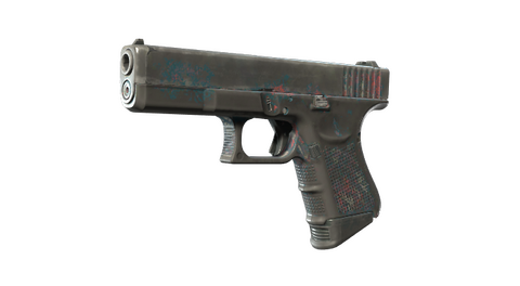 Glock-18 | Teal Graf (Battle-Scarred)