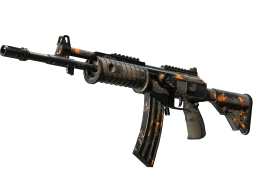 Galil AR | Orange DDPAT (Battle-Scarred)