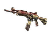 StatTrak™ Автомат «Галиль» | Багровое цунами (После полевых испытаний)