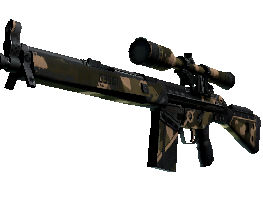 G3SG1 | Black Sand (Battle-Scarred)