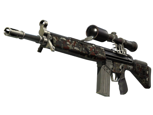 StatTrak™ G3SG1 | Digital Mesh (Battle-Scarred)