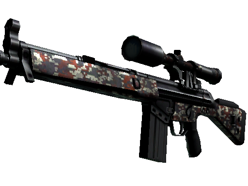 StatTrak™ G3SG1 | Digital Mesh (Battle-Scarred)