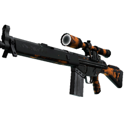 StatTrak™ G3SG1 | Orange Crash (Battle-Scarred)