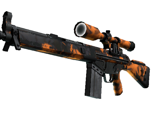 Image for the G3SG1 | Orange Crash weapon skin in Counter Strike 2