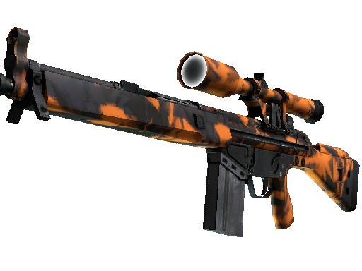 StatTrak™ G3SG1 | Orange Crash (Minimal Wear)