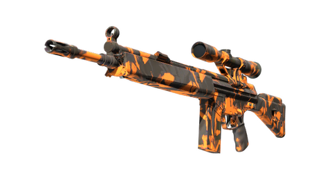 StatTrak™ G3SG1 | Orange Crash (Minimal Wear)