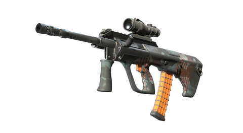 StatTrak™ AUG | Amber Slipstream (Well-Worn)
