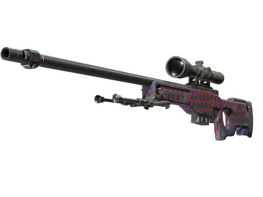 StatTrak™ AWP | Electric Hive (Well-Worn)