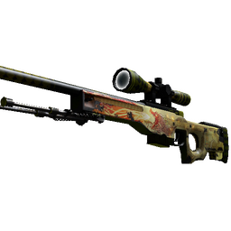 free csgo skin AWP | Dragon Lore (Well-Worn)